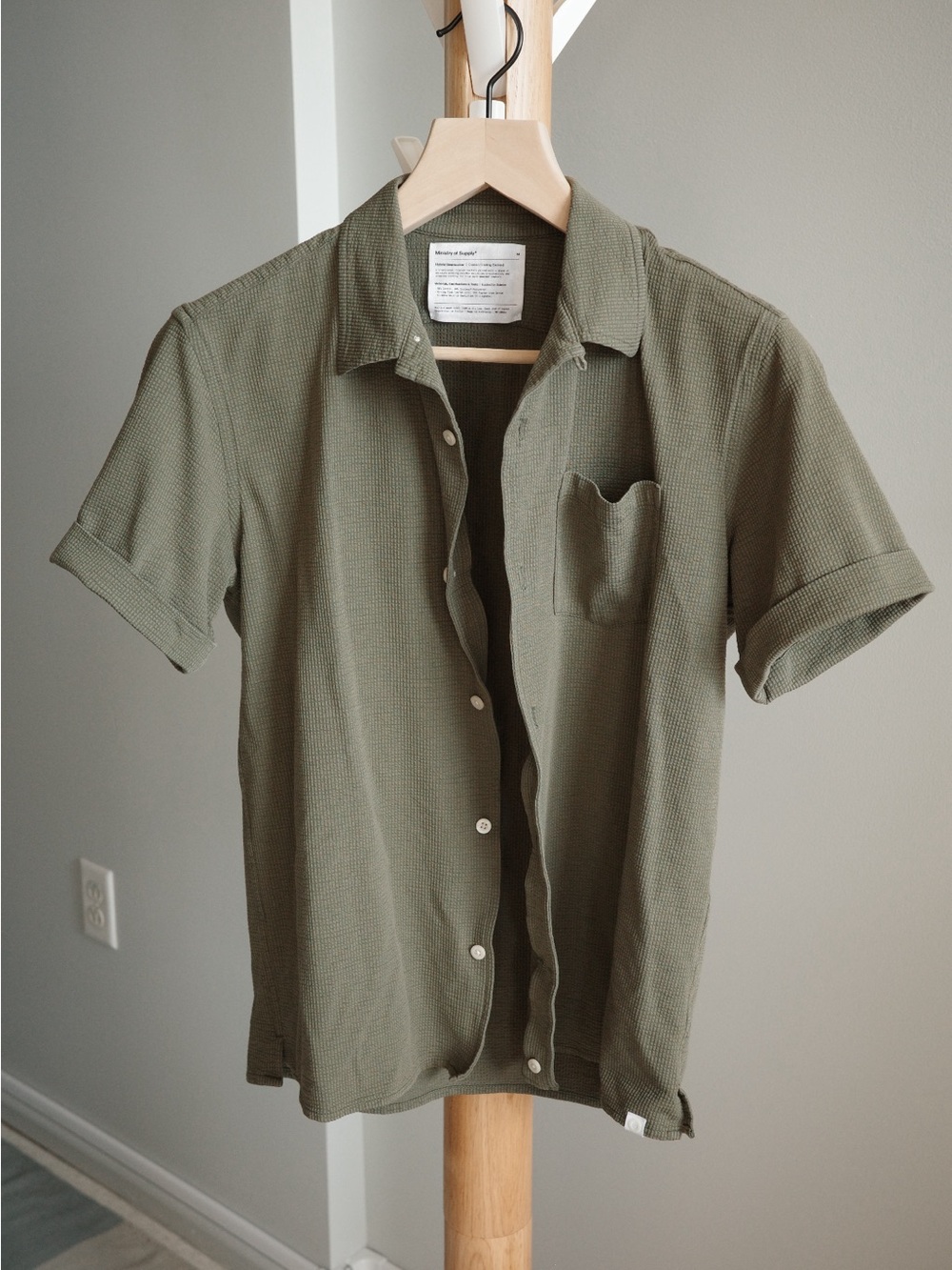 Ministry Of Supply - Hybrid Seersucker Short Sleeve Shirt
